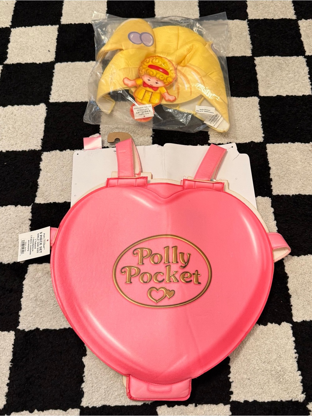 Polly Pocket Kids' Pink Play Case Costume Girls One Size New